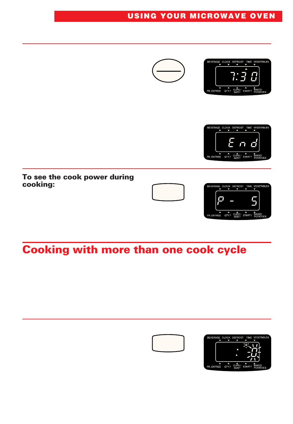 Cooking with more than one cook cycle | Whirlpool YMT8066SE User Manual | Page 23 / 48