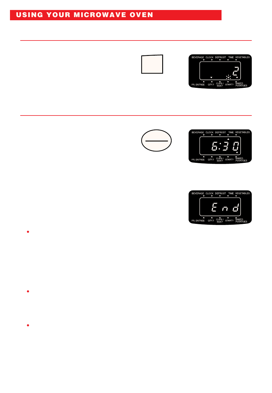 Enter the number of potatoes. 4. start the oven | Whirlpool YMT8066SE User Manual | Page 26 / 48