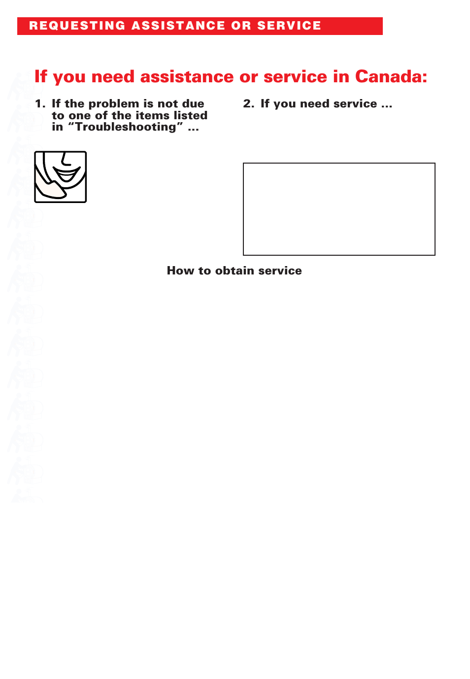 If you need assistance or service in canada | Whirlpool YMT8066SE User Manual | Page 42 / 48