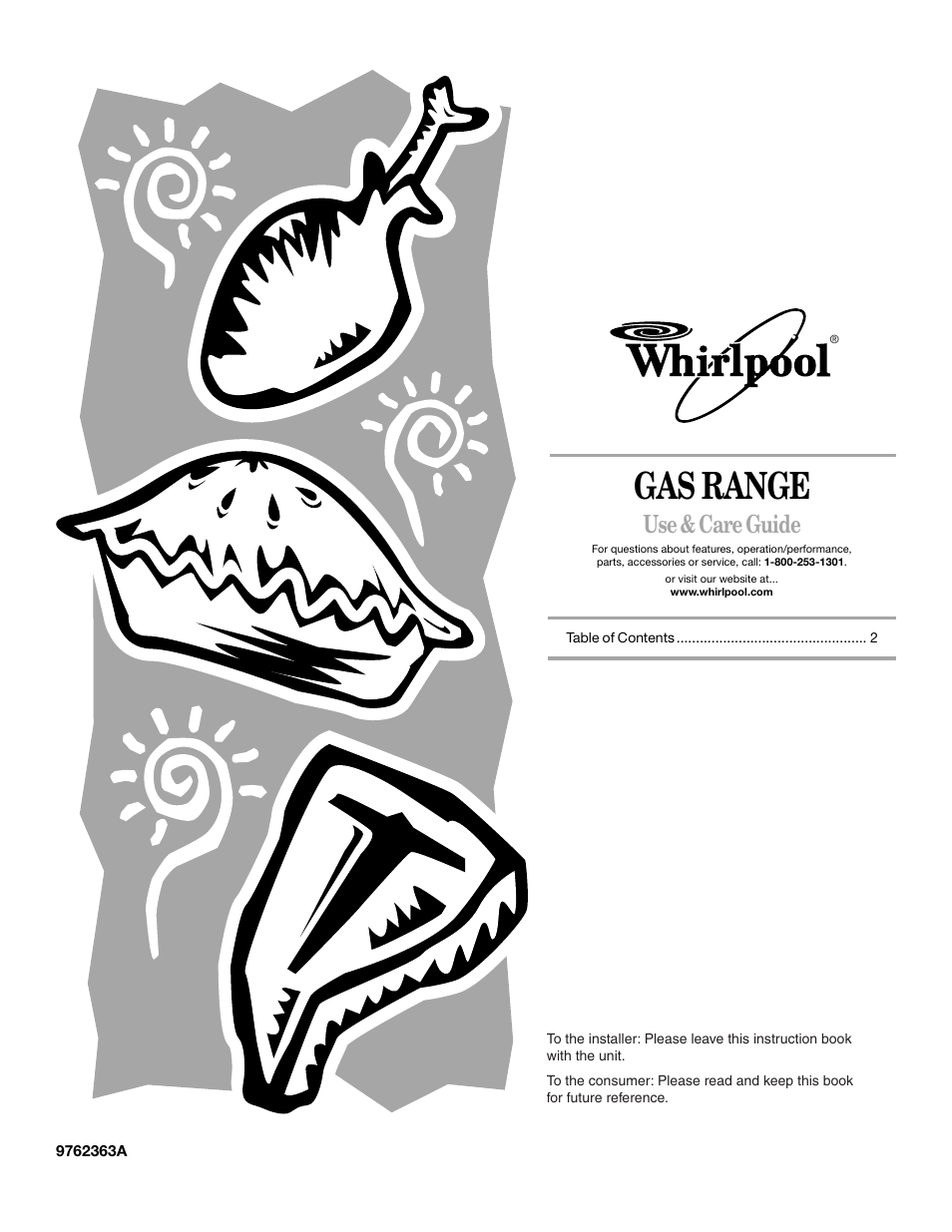 Whirlpool 9762363A User Manual | 20 pages