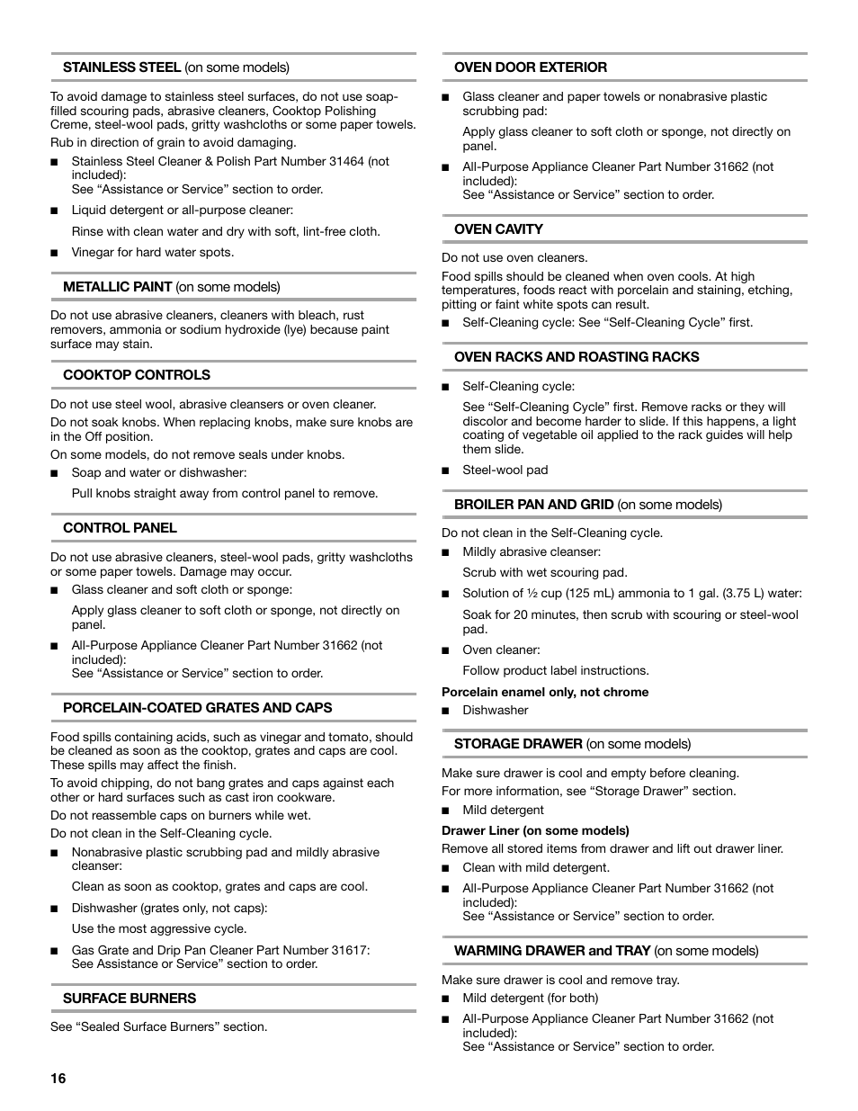 Whirlpool 9762363A User Manual | Page 16 / 20