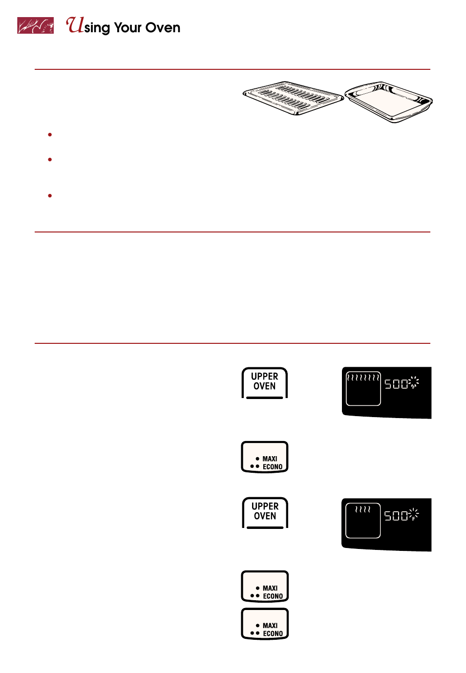 Sing your oven, Put food in oven, Close door | Press broil pad | Whirlpool KEBS247D User Manual | Page 32 / 58