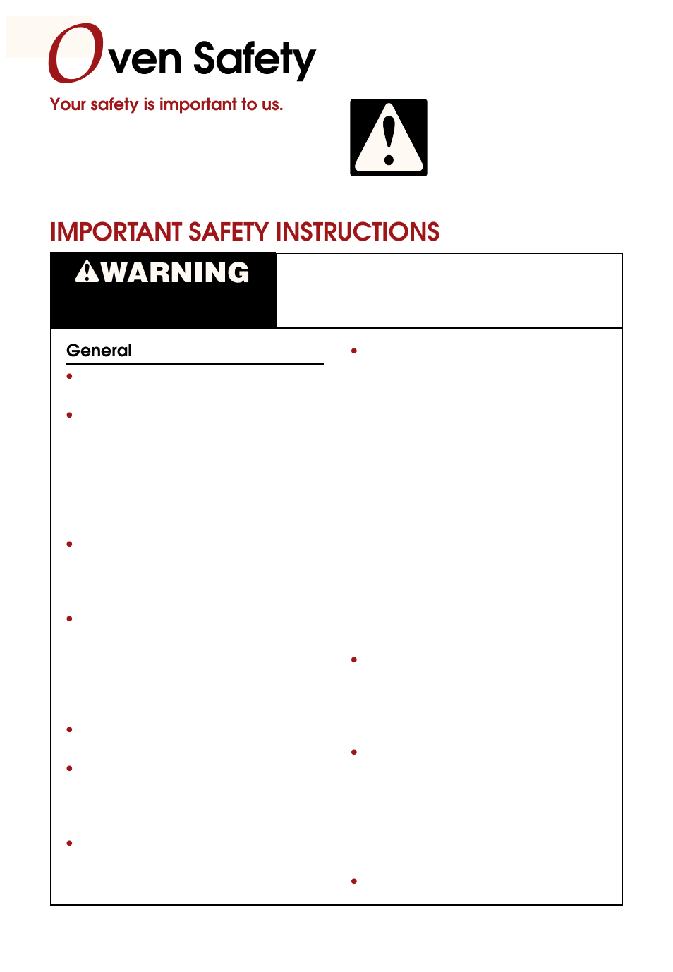 Safety, Ven safety, Wwarning | Important safety instructions | Whirlpool KEBS247D User Manual | Page 4 / 58