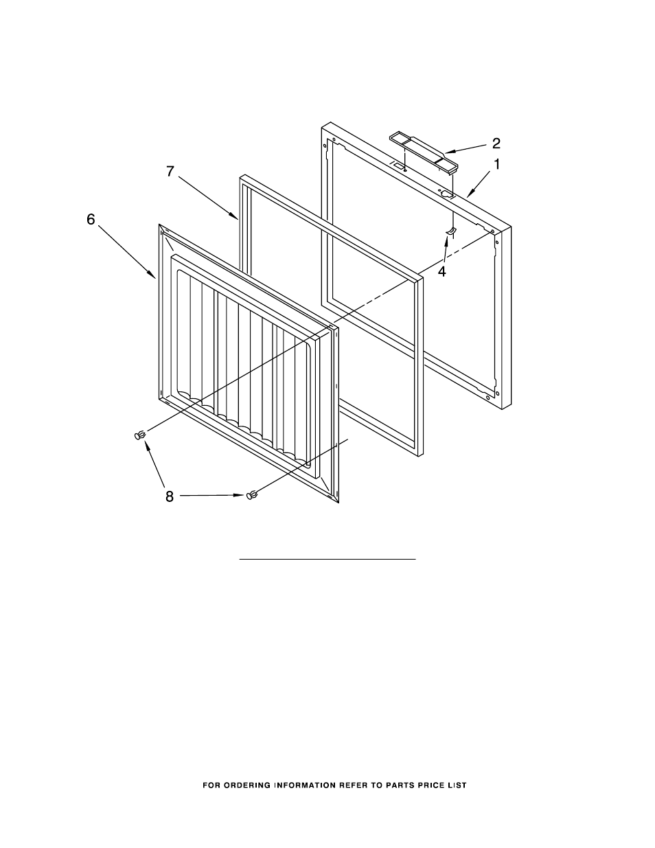 Door, Door parts | Whirlpool EH101FXRQ00 User Manual | Page 3 / 5