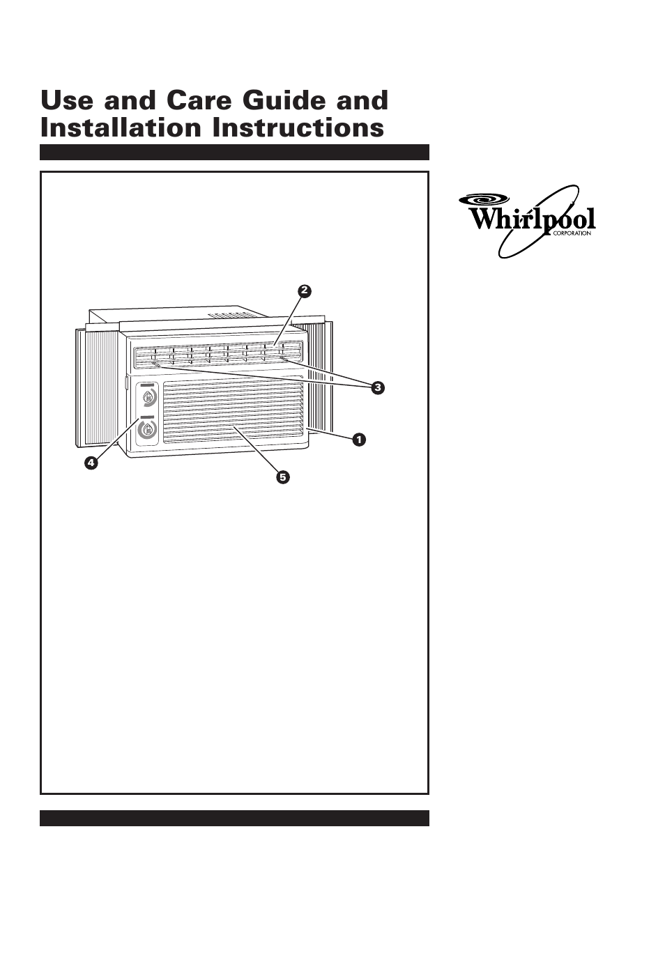 Whirlpool ACD052PK0 User Manual | 36 pages