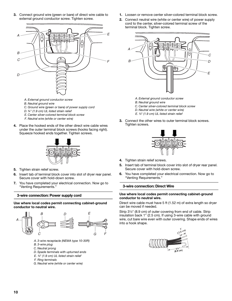 Whirlpool Cabrio W10054070 User Manual | Page 10 / 76
