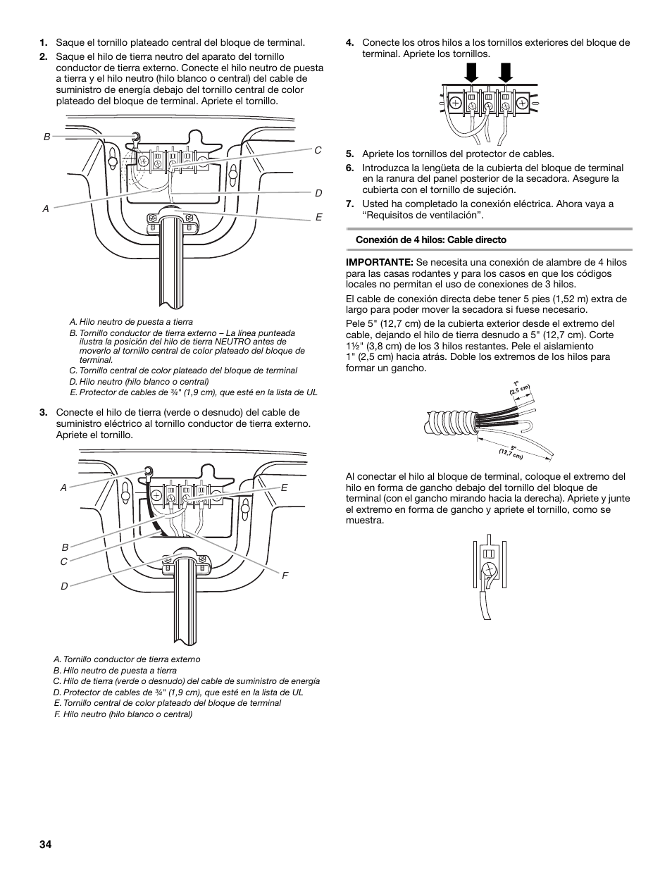 Whirlpool Cabrio W10054070 User Manual | Page 34 / 76