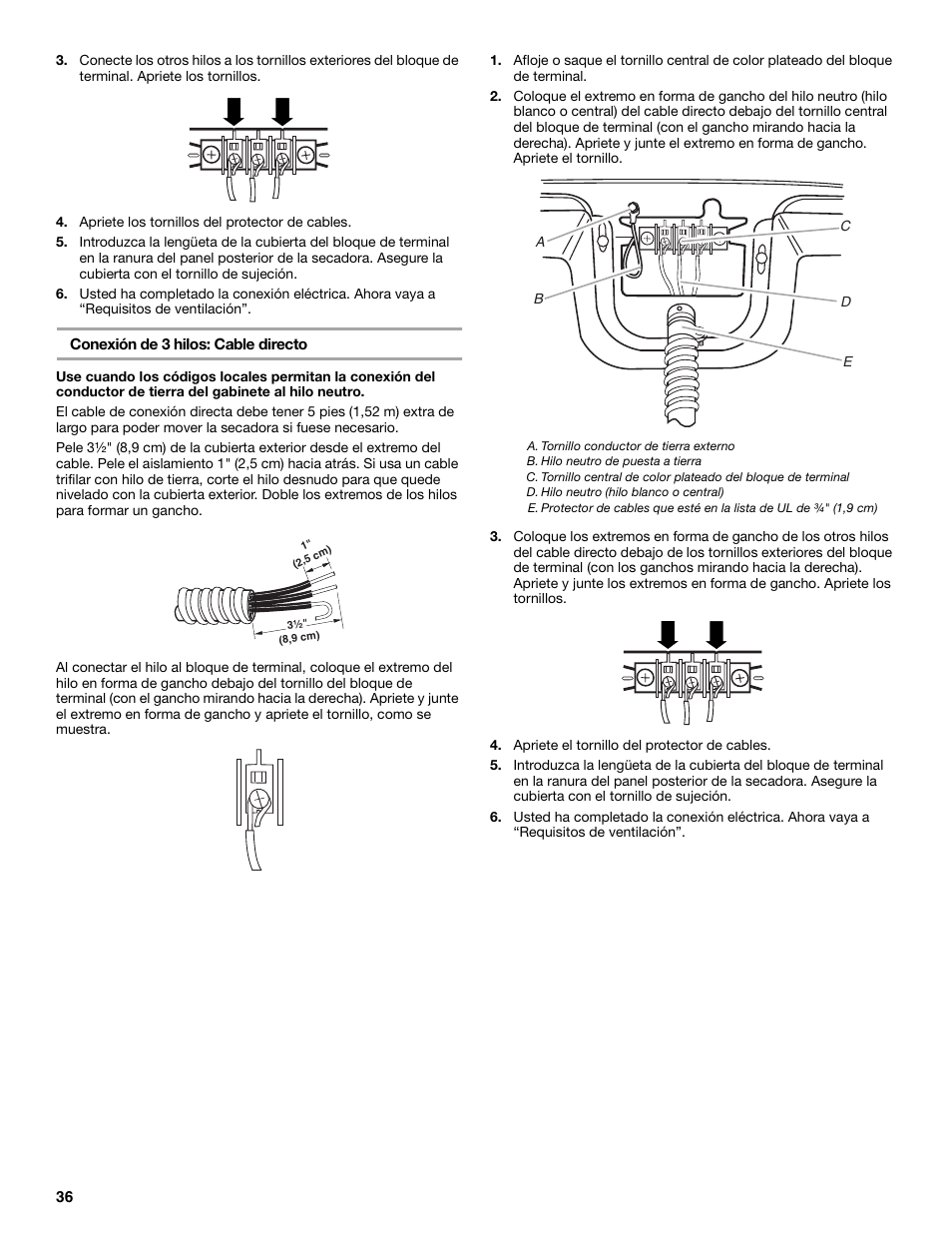 Whirlpool Cabrio W10054070 User Manual | Page 36 / 76