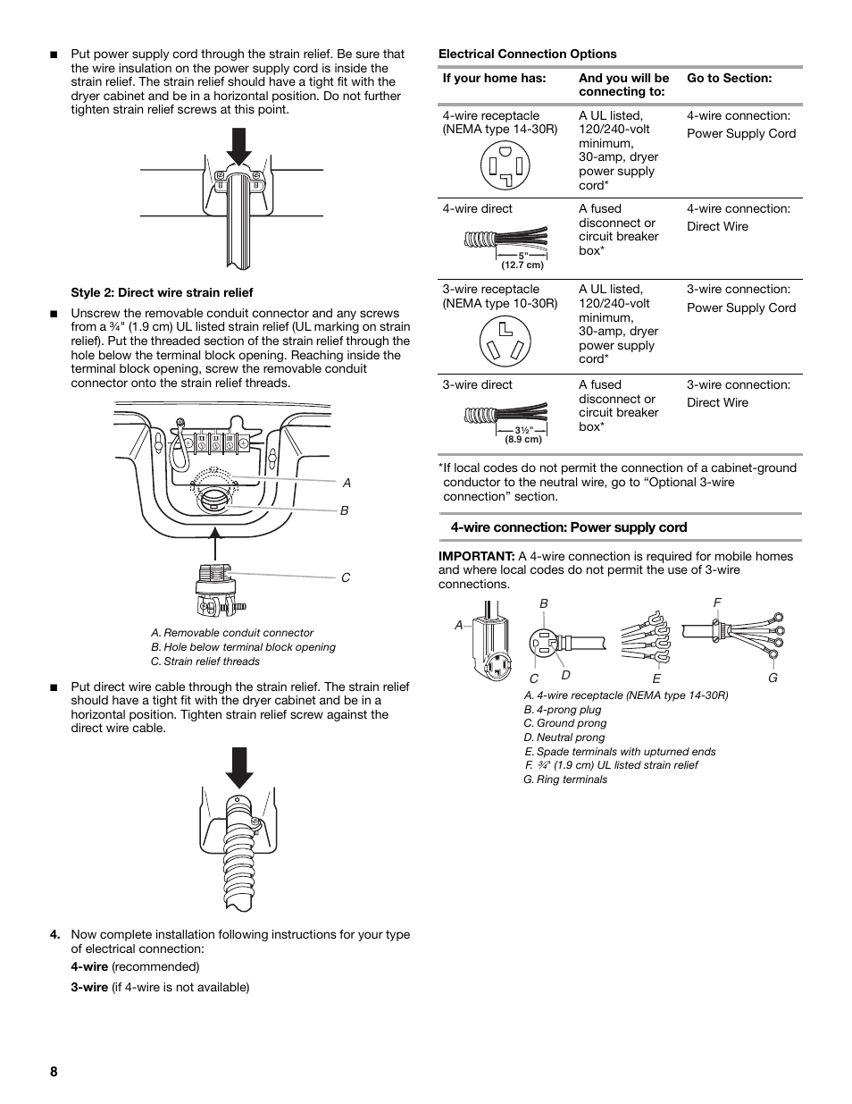 Whirlpool Cabrio W10054070 User Manual | Page 8 / 76