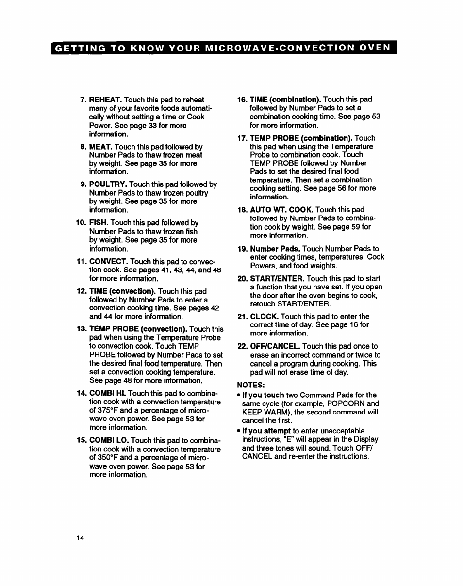 Whirlpool MC8130XA User Manual | Page 14 / 71