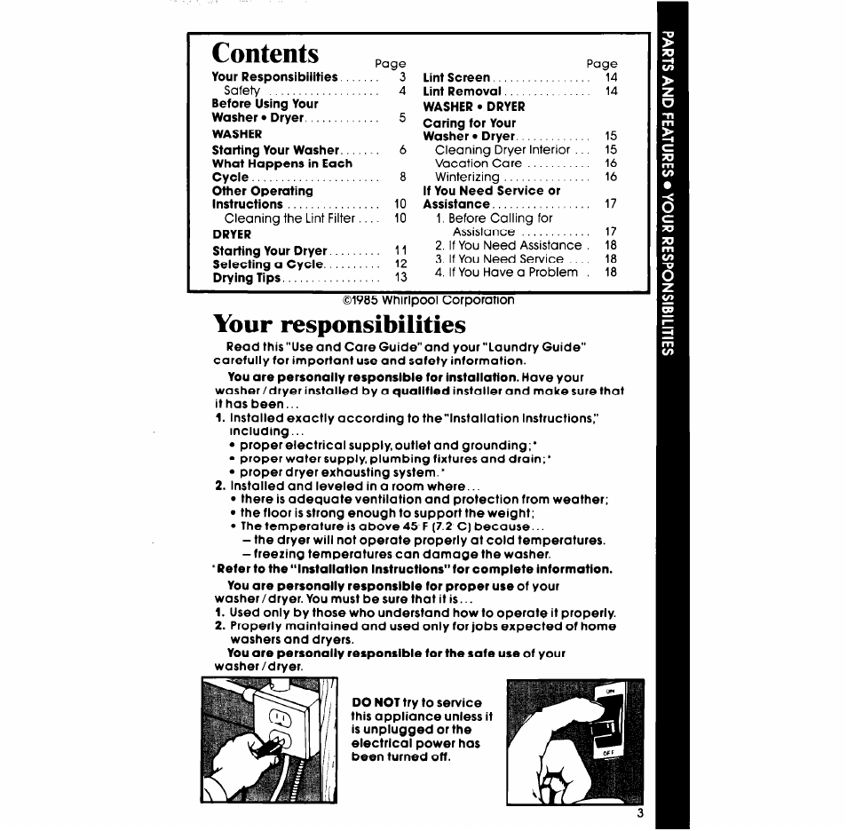 Whirlpool LT4905XM User Manual | Page 3 / 20
