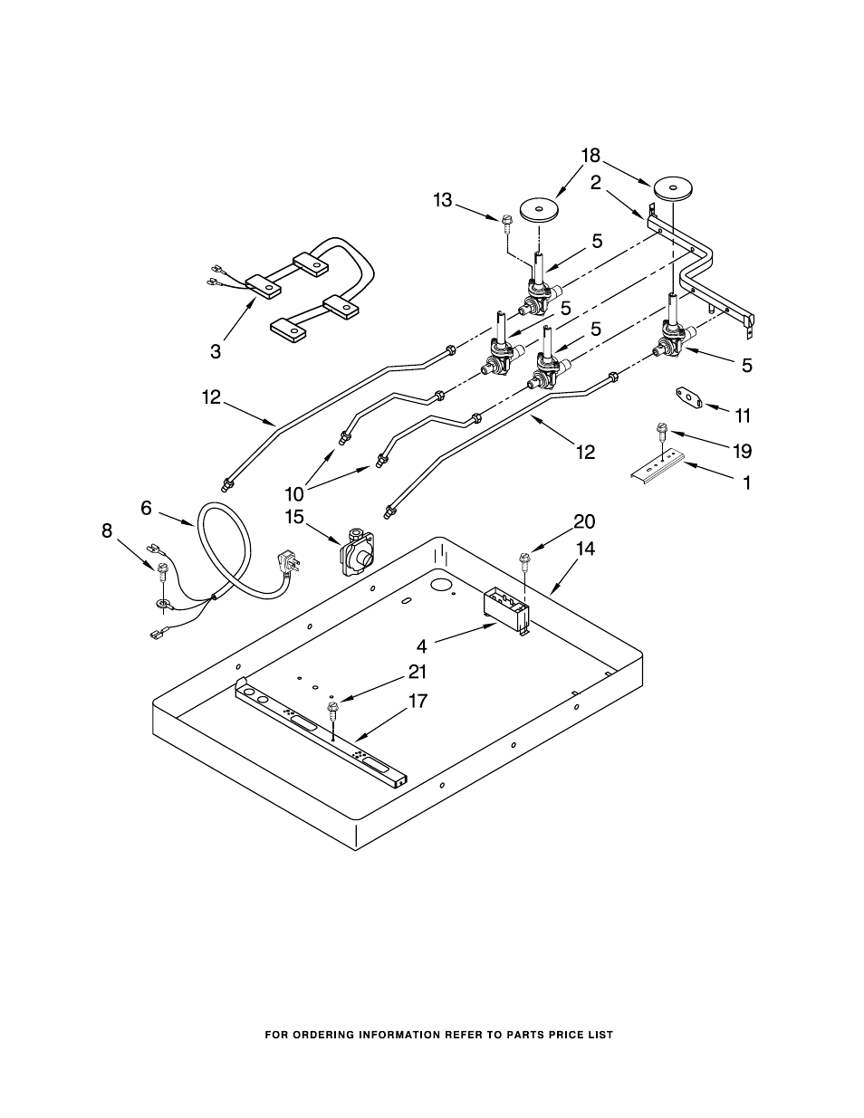 Burner box, gas valves, and switches | Whirlpool SCS3617RB03 User Manual | Page 2 / 3