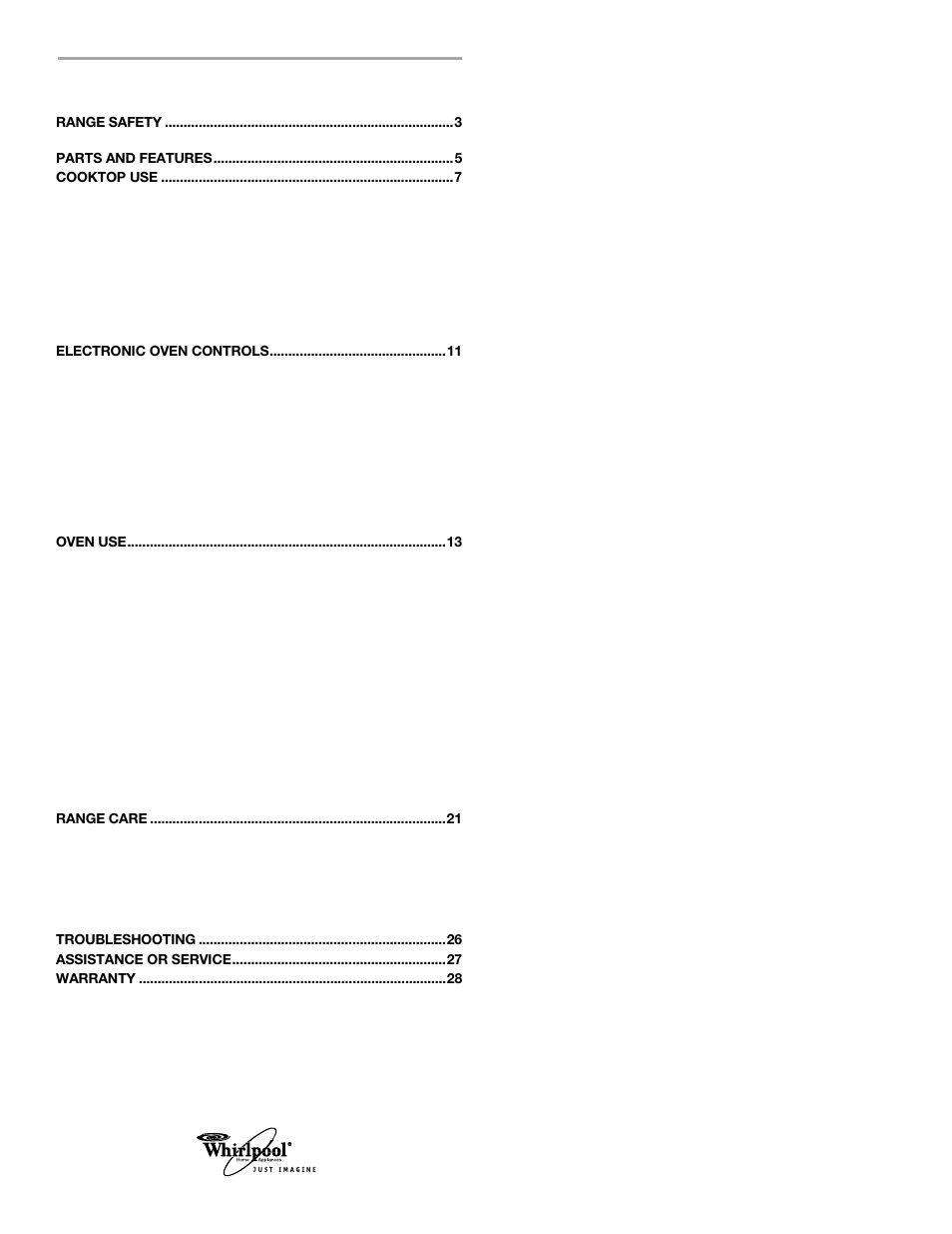 Whirlpool 9761079 User Manual | Page 2 / 28
