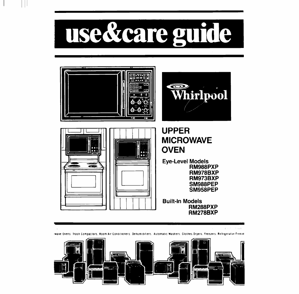 Whirlpool SM988PEP User Manual | 32 pages