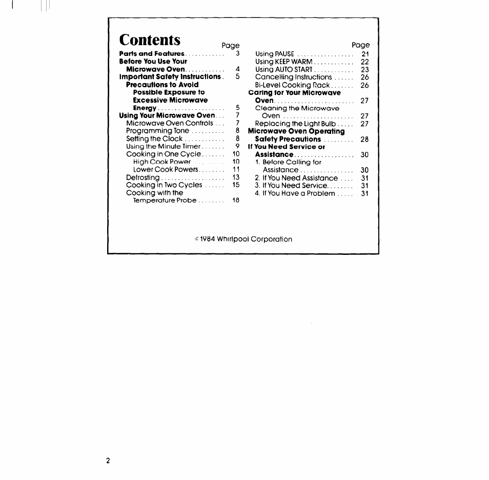 Whirlpool SM988PEP User Manual | Page 2 / 32