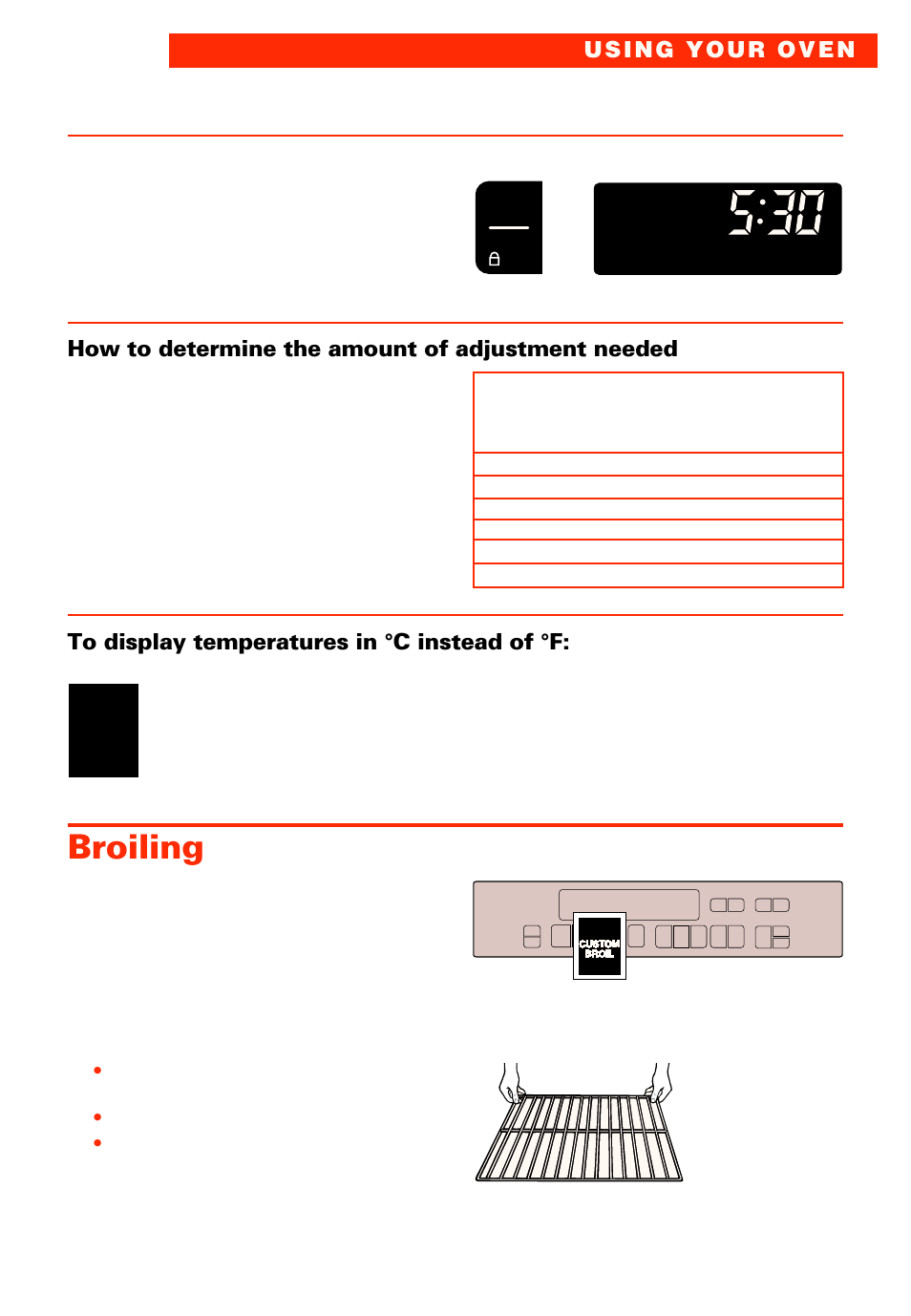 Broiling, Position rack | Whirlpool RBS277PD User Manual | Page 19 / 52