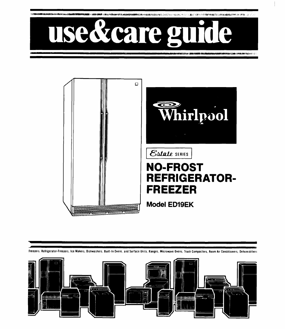 Whirlpool ED19EK User Manual | 16 pages