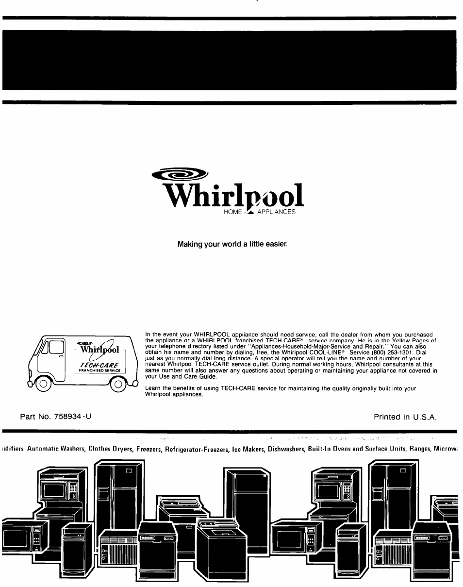 Whirlpool | Whirlpool 50 User Manual | Page 8 / 8