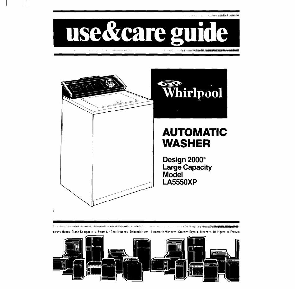 Whirlpool LA5550XP User Manual | 16 pages