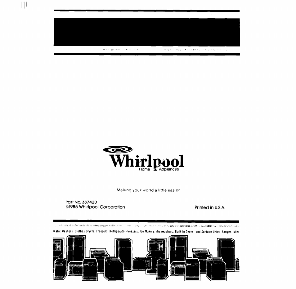 Whirlpool LA5550XP User Manual | Page 16 / 16