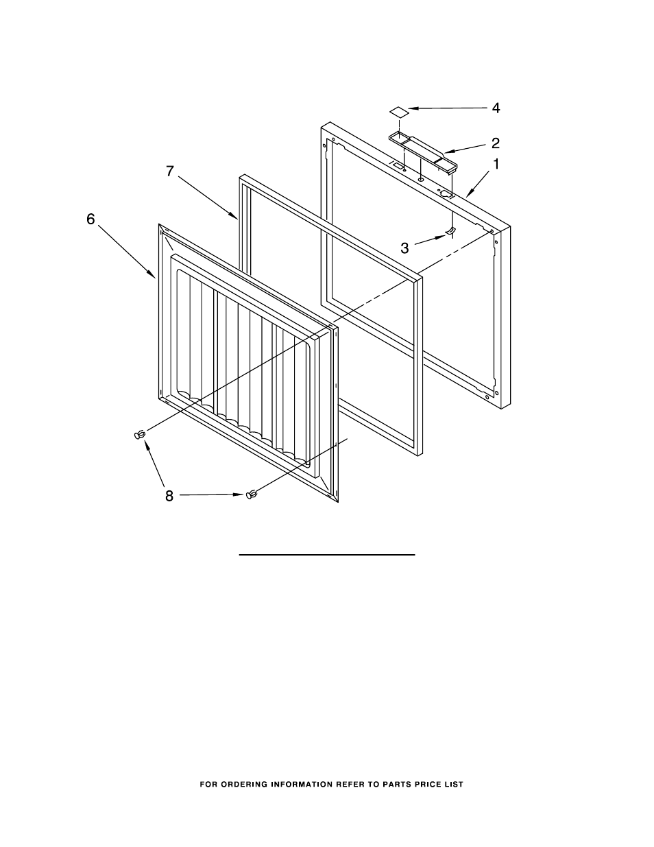 Door, Door parts | Whirlpool EH050FXRQ01 User Manual | Page 3 / 5