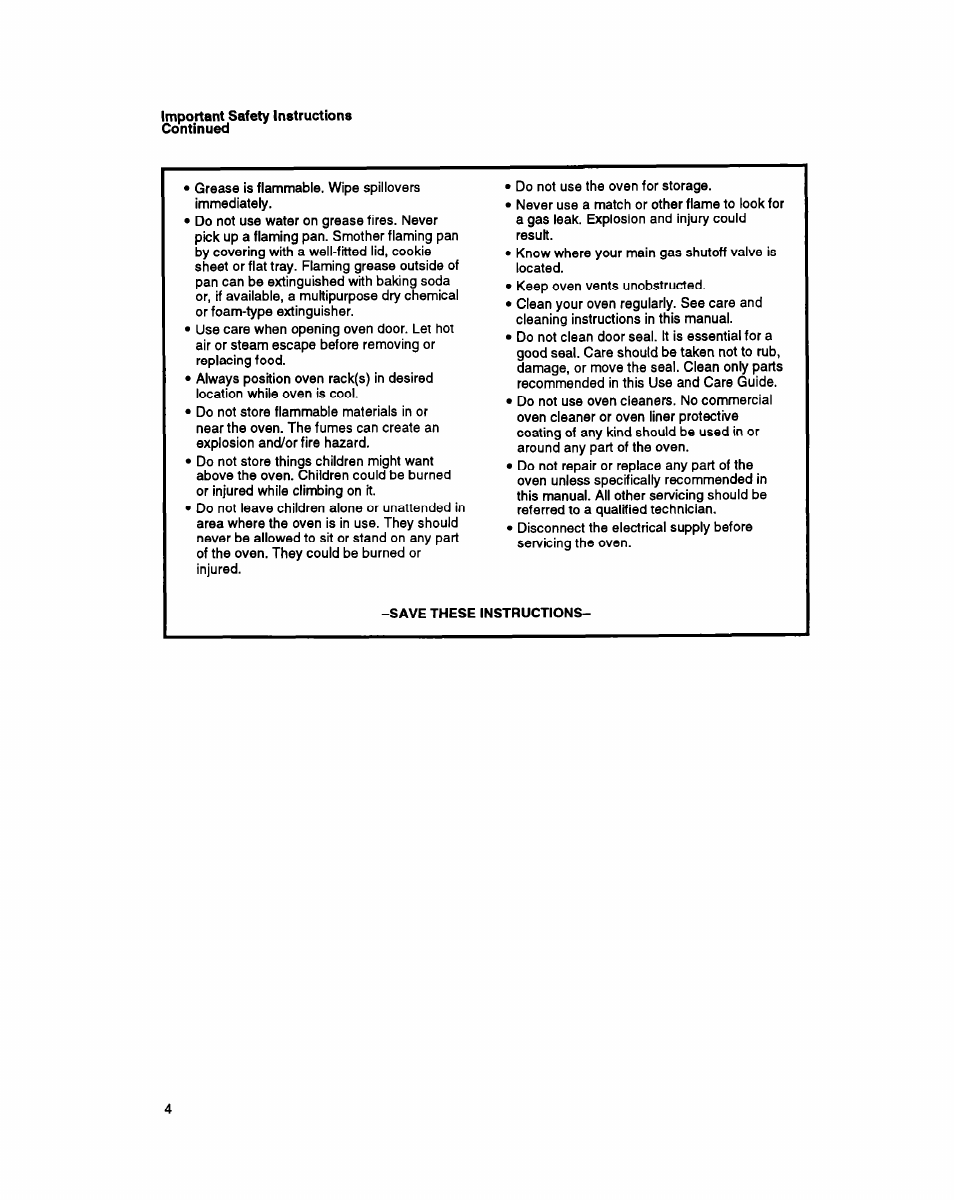 Whirlpool SBl3OPER User Manual | Page 4 / 20