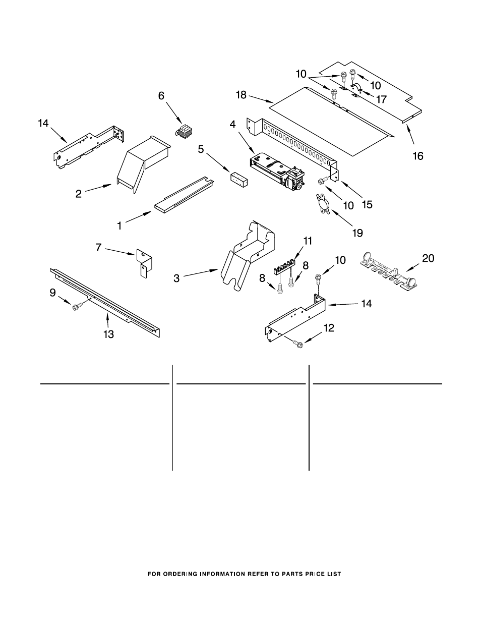 Top venting, Top venting parts | Whirlpool GBD307PRQ01 User Manual | Page 9 / 10