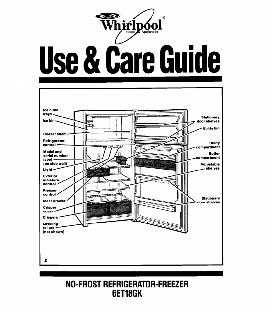 Whirlpool 6ET18GK User Manual | 16 pages