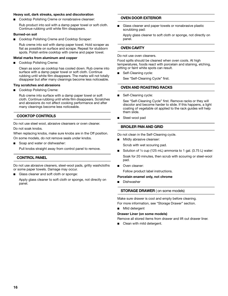 Whirlpool 9762257 User Manual | Page 16 / 20