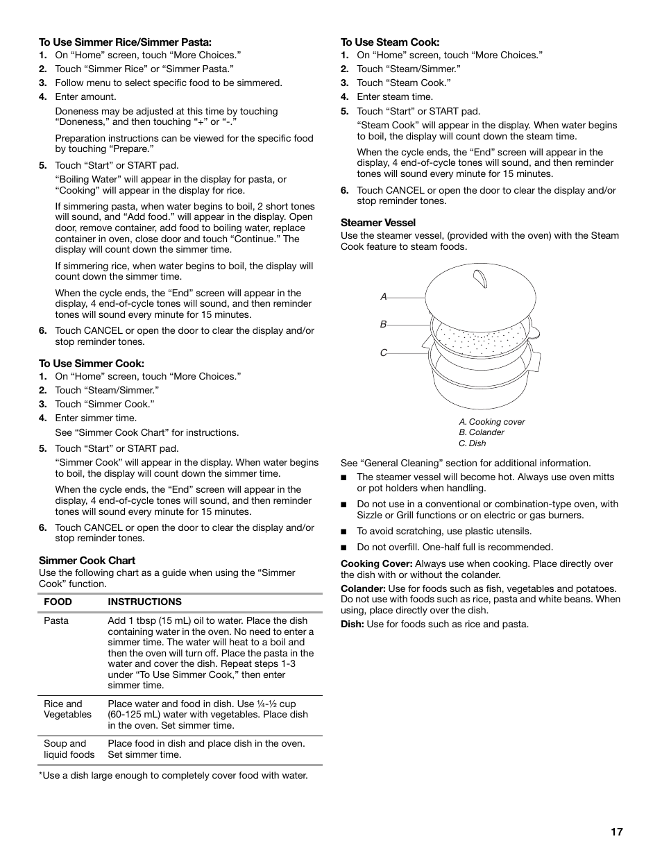 Whirlpool GH6178XP User Manual | Page 17 / 24