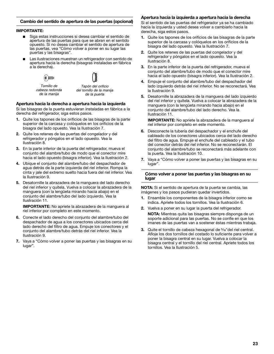 Whirlpool WF-L200V User Manual | Page 23 / 54