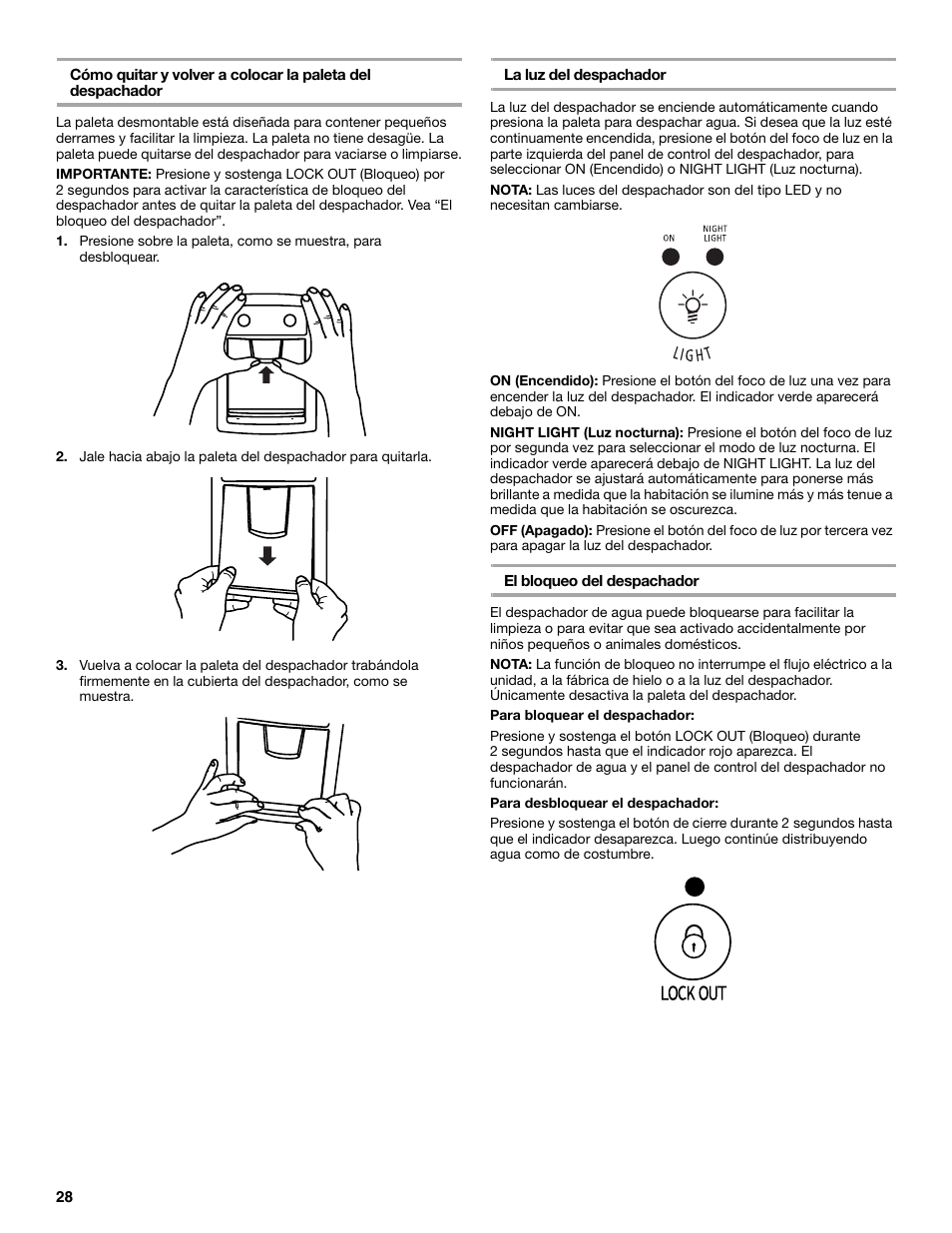 Whirlpool WF-L200V User Manual | Page 28 / 54