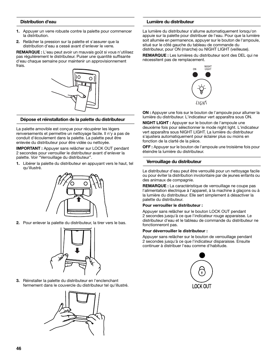 Whirlpool WF-L200V User Manual | Page 46 / 54
