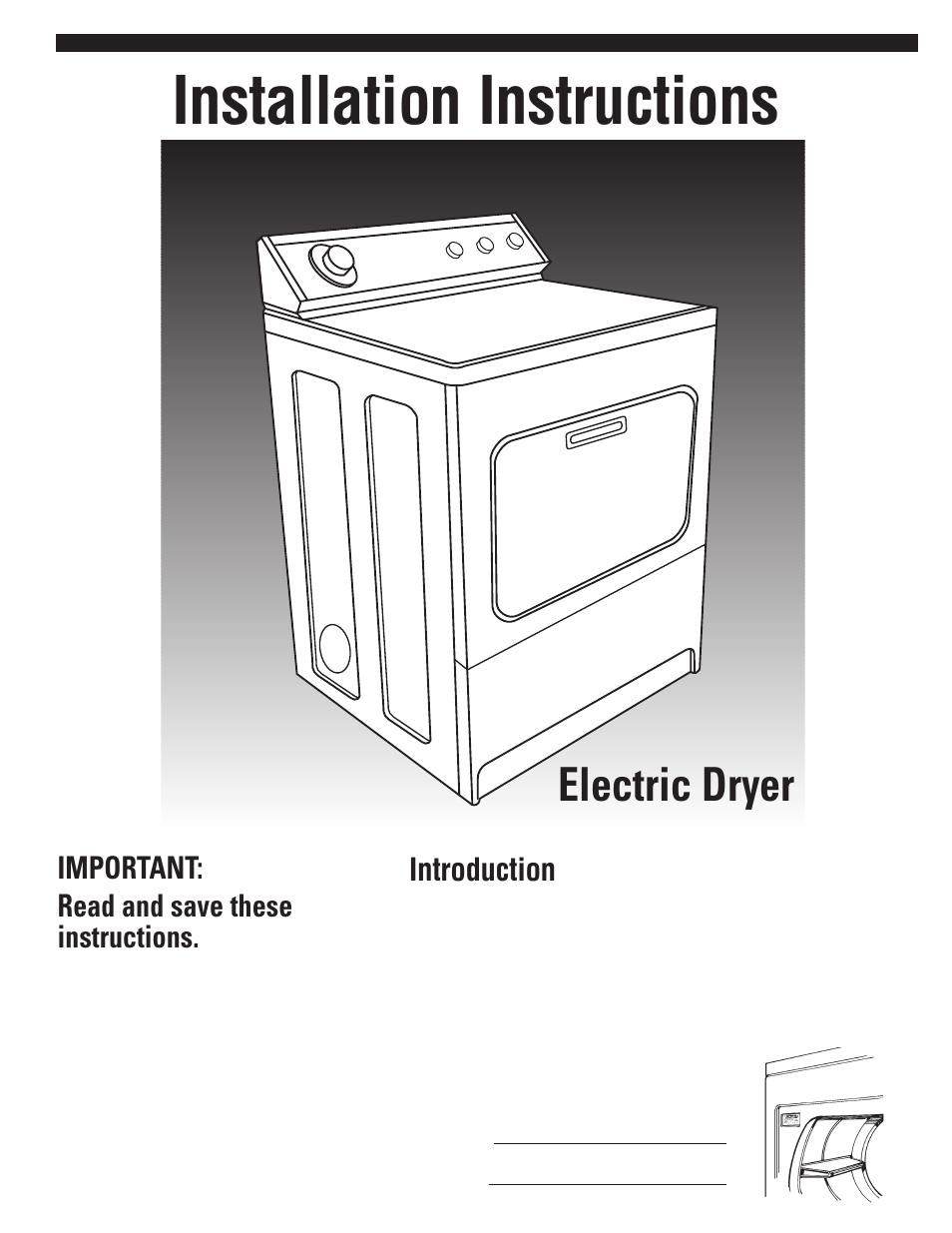 Whirlpool 3RLEC8646 User Manual | 8 pages