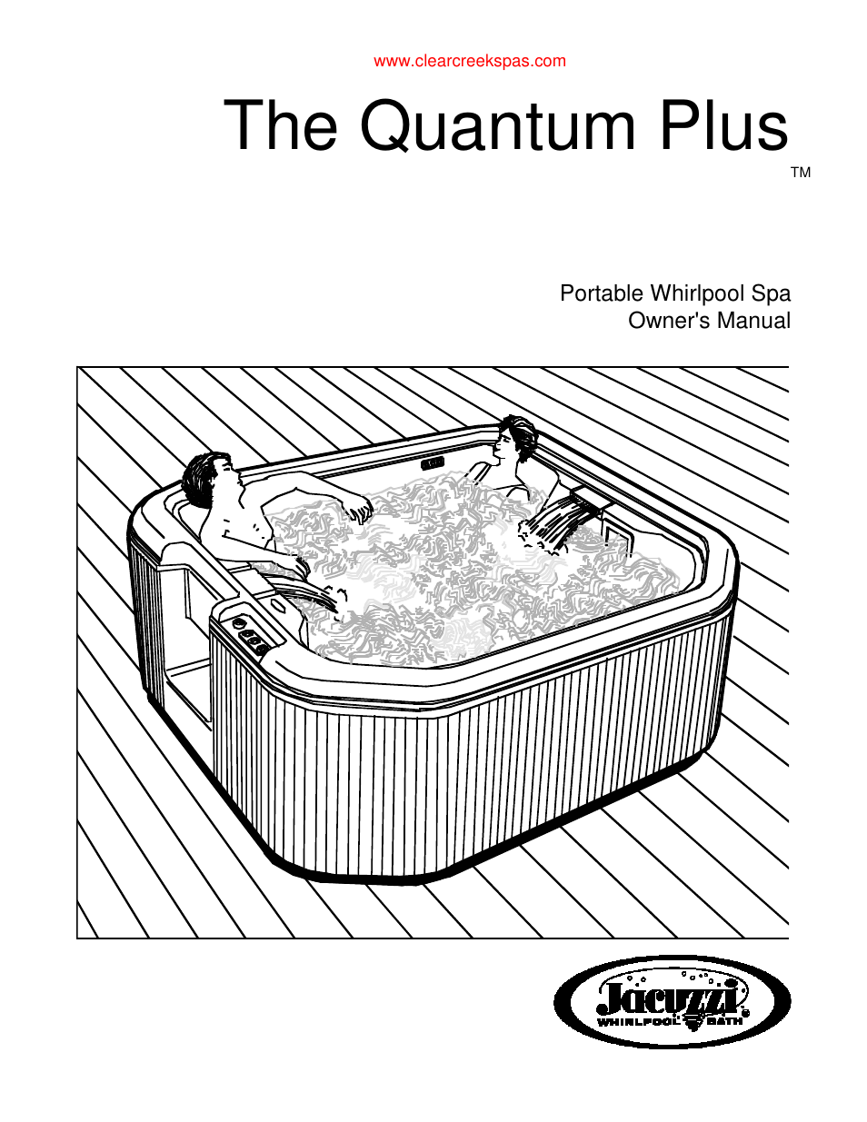 Whirlpool oortable spa User Manual | 43 pages