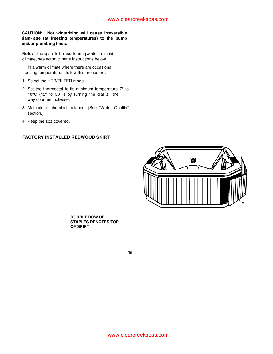 Whirlpool oortable spa User Manual | Page 32 / 43