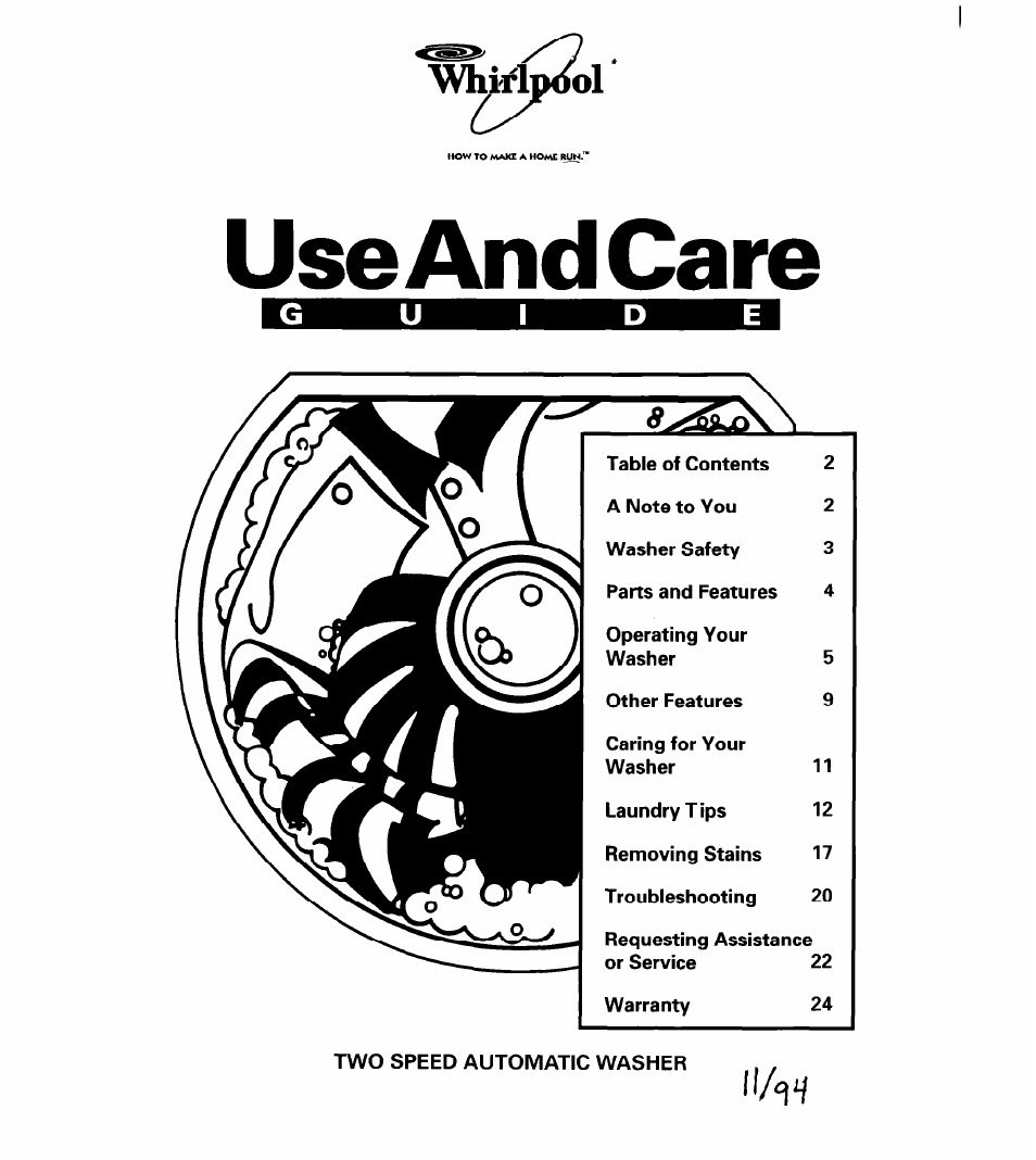 Whirlpool 6LSC9255BQ0 User Manual | 23 pages