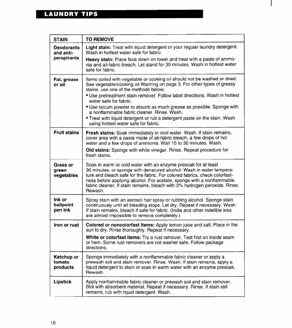 Whirlpool 6LSC9255BQ0 User Manual | Page 18 / 23