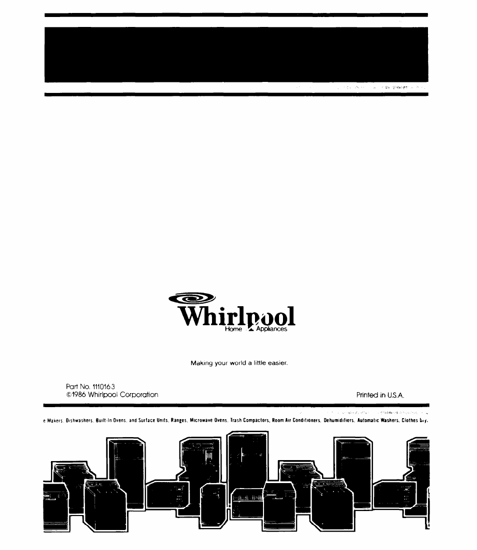 Whirlpool | Whirlpool ET22ZM User Manual | Page 16 / 16