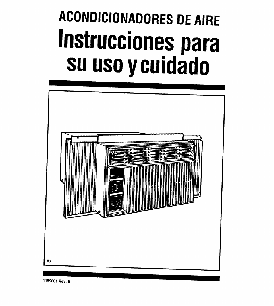 Instrucciones para su uso y cuidado | Whirlpool 1159801 User Manual | Page 11 / 22