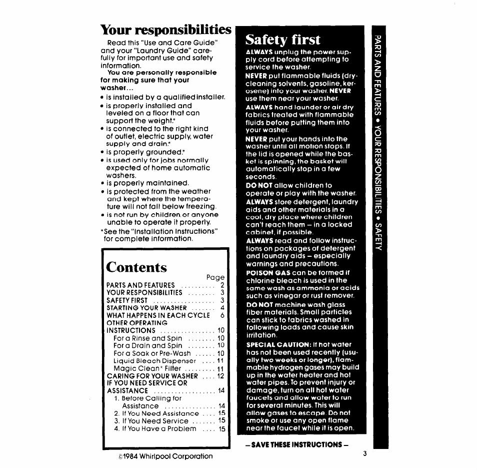 Whirlpool LA6800XM User Manual | Page 3 / 16