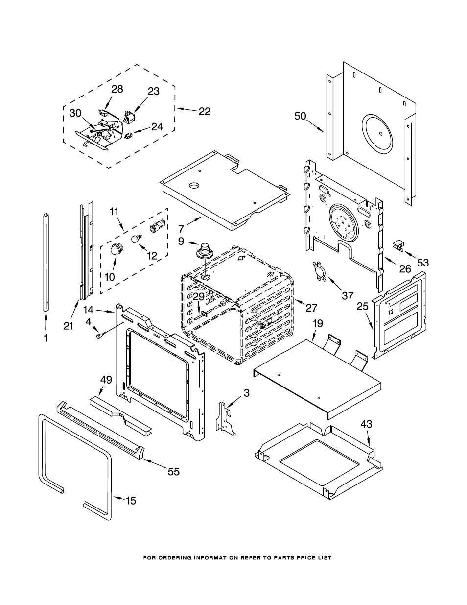 Oven, Oven parts | Whirlpool RS696PXGQ8 User Manual | Page 3 / 9