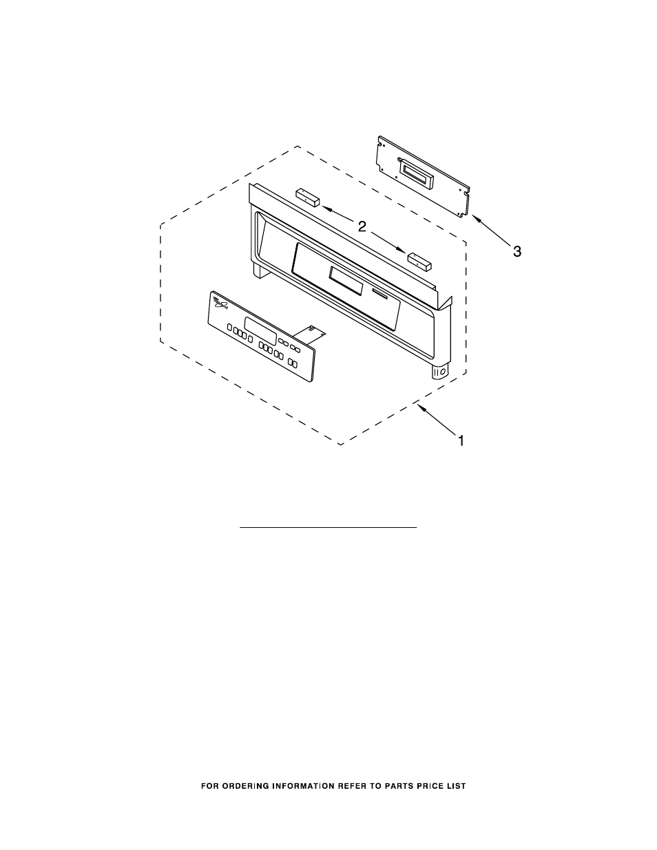 Control panel, Control panel parts | Whirlpool RS696PXGQ8 User Manual | Page 5 / 9