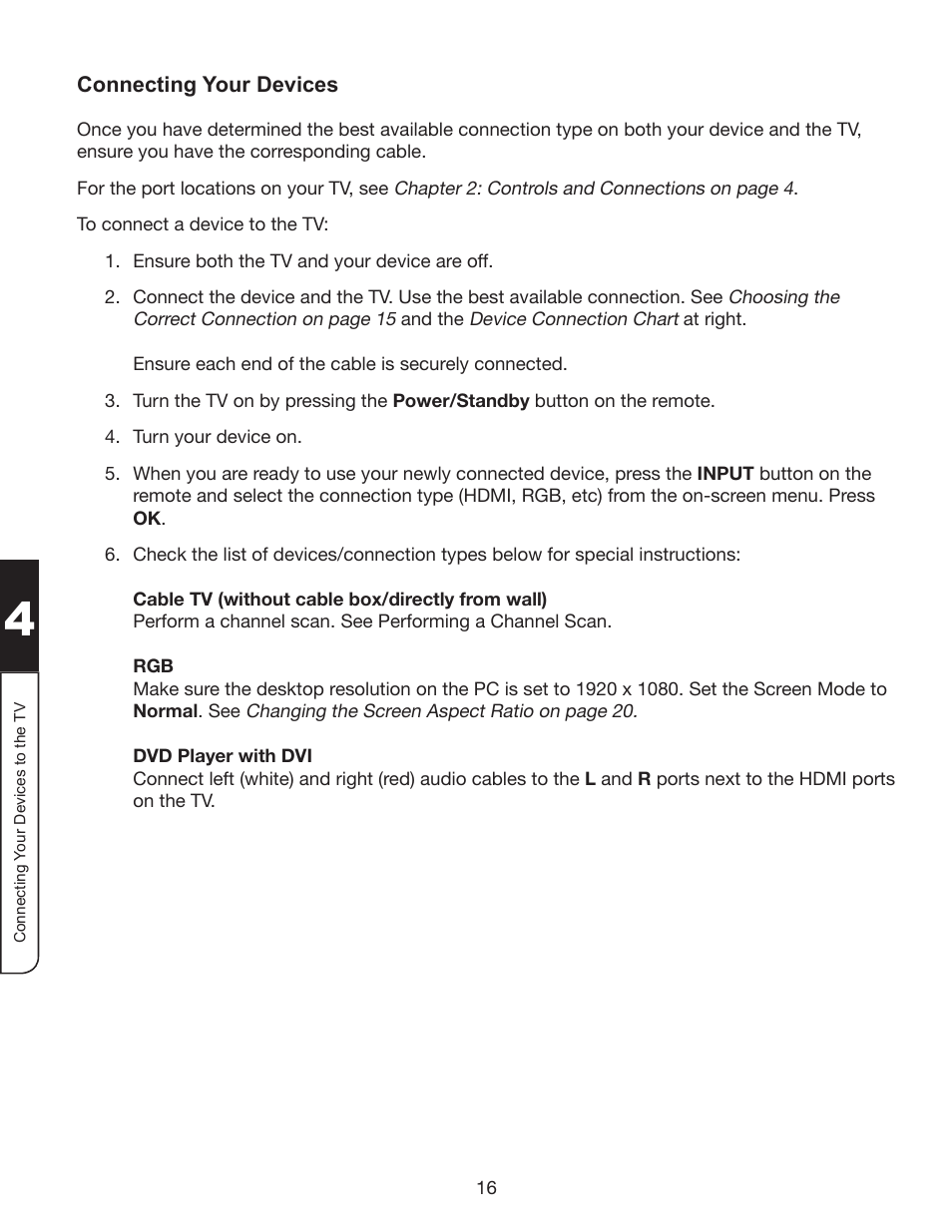 Connecting your devices | Whirlpool XVT3D424SV User Manual | Page 28 / 74