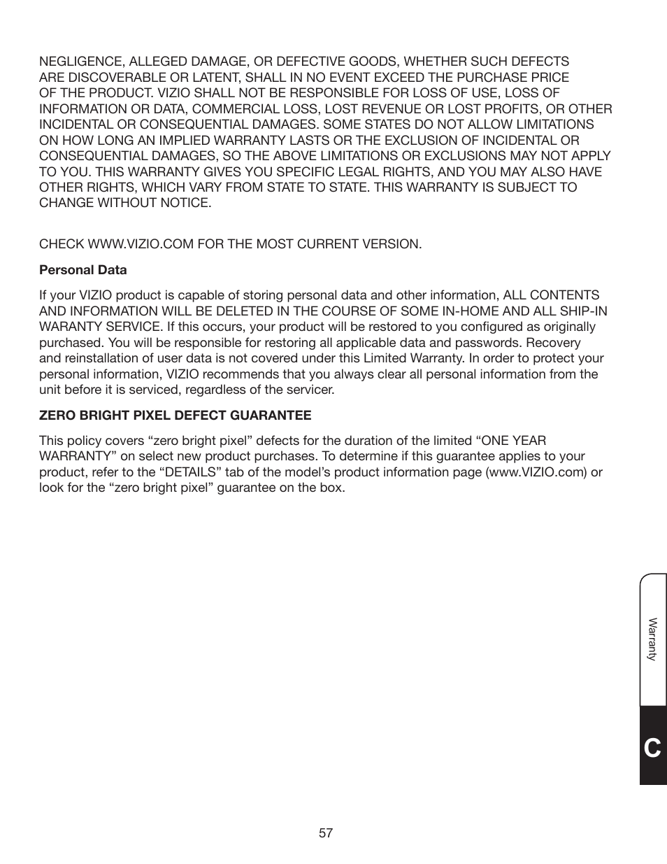 Whirlpool XVT3D424SV User Manual | Page 69 / 74