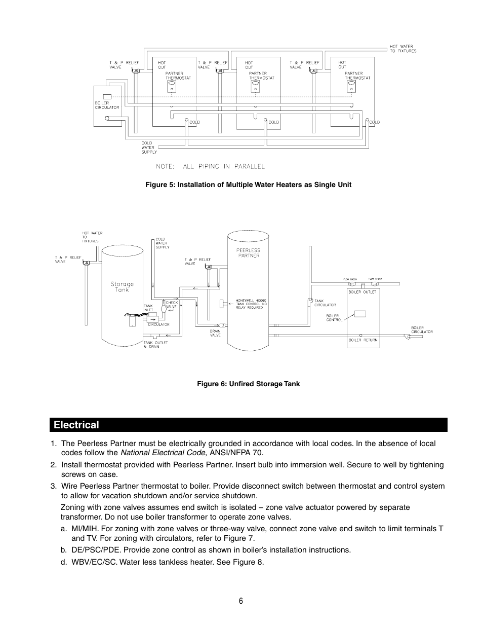Electrical | Whirlpool Indirect-Fired Water Heater User Manual | Page 7 / 12