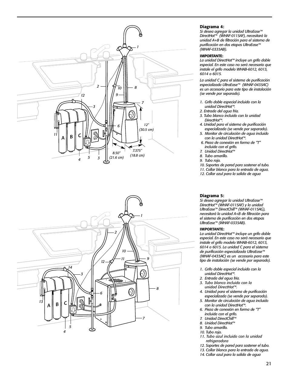 Whirlpool WHAB-6015 User Manual | Page 21 / 35