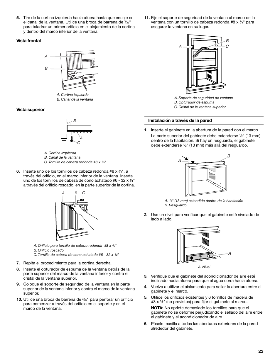 Whirlpool ACC082XR0 User Manual | Page 23 / 32