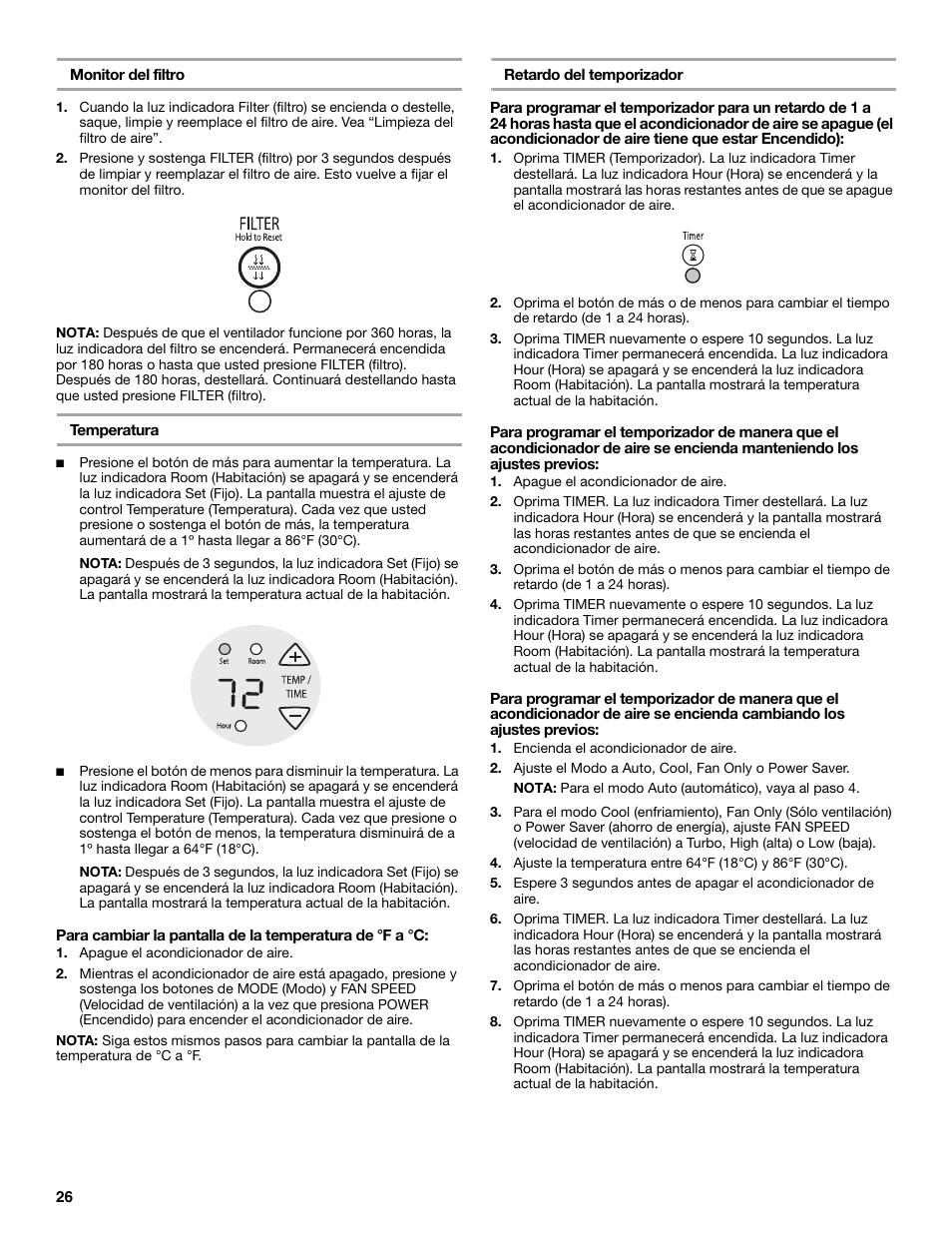 Whirlpool ACC082XR0 User Manual | Page 26 / 32