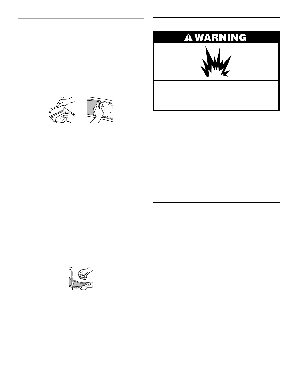 Caring for your dryer, Cleaning the lint screen, Cleaning the dryer interior | Whirlpool 8314841B User Manual | Page 11 / 15